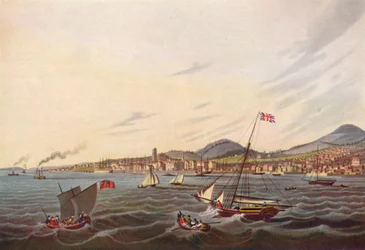Udsigt over Dundee, 1824