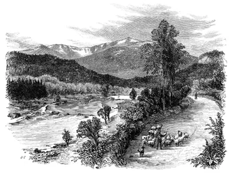 Udsigt over Lochnagar, Skotland, 1900