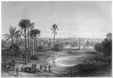 Udsigt over Madras, Indien, c1860