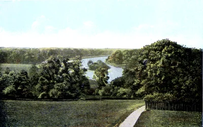 Udsigt over Themsen fra Richmond Hill, London, 20. århundrede