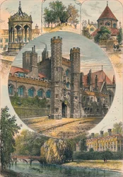 Udsigter i og om Cambridge, c1890.