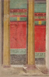 Vægmaleri fra værelse F i P. Fannius Synistors villa i Boscoreale, ca. 50-40 f.Kr.
