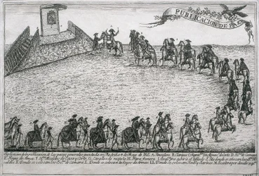 Appelsinkrigen, gravering