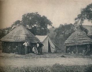 Wayside Store i Swaziland, c1900.