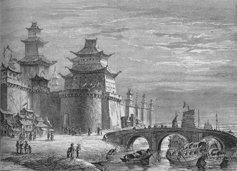 Western Gate, Pekin, c1880