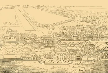 Whitehall, fra floden, 1881.