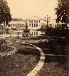 Wiesbaden, Kursaal Square,.