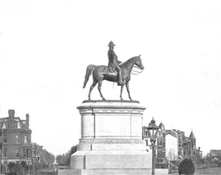 Winfield Scott Statue, Washington DC, USA, c1900.