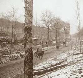 Winter, Genicourt, Nordfrankrig, c1914-c1918