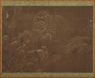 Vinterlandskab, Ming- eller Qing-dynastiet, 15.-18. århundrede.