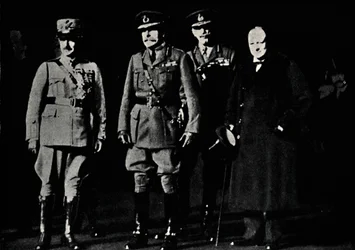 Med general Diaz og feltmarskal Haig, 1919, 1945.