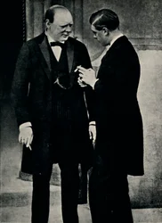 Med kong Edward VIII, 1936, 1945.