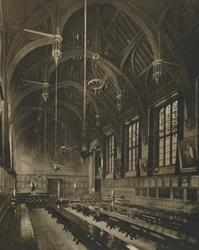 Indenfor The Magnificent Hall of Lincolns Inn, c1935.
