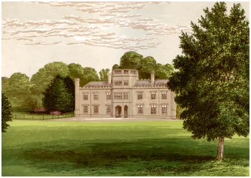 Wolseley Hall, Staffordshire, hjemsted for Baronet Wolseley, c1880