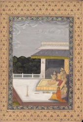 Kvinder nyder måneskin, 1700-tallet.