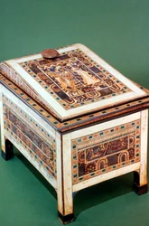 Trækiste fra Tutankhamons grav, 1300-tallet f.Kr