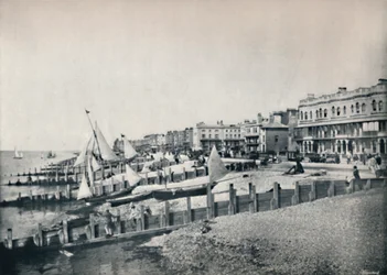 Worthing - General View of the Front, 1895