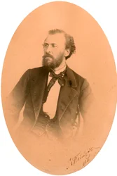 Yakov Polonsky, russisk digter, c1866