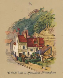 Ye Olde tur til Jerusalem, Nottingham, 1939