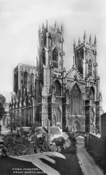 York Minster, York, North Yorkshire, begyndelsen af det 20. århundrede