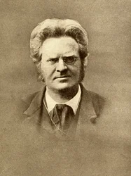 Bjørnstjerne Martinius Bjørnson (1832-1910) (bw foto)