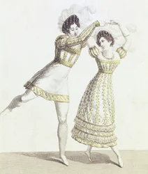 Kostumedesign til en ballet i Royal Opera House (designer ukendt)