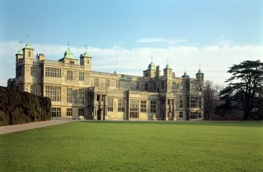 Udvendig udsigt fra nordvest, Audley End, Essex