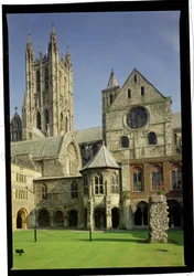 Udvendig udsigt over Canterbury Cathedral, Kent