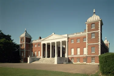 Udvendig udsigt over østsiden, Osterley Park, Middlesex