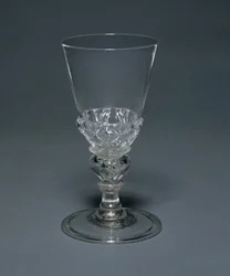 Blyglasbæger: Facon de Venise, ca. 1680