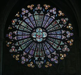 North Rose Window, 1300-tallet
