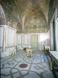 Sala di Ruggero af arabiske og byzantinske håndværkere, Palazzo dei Normanni, Palermo, Italien