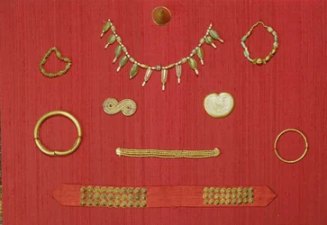 Udvalg af smykker, Harappa, 2300-1750 f.Kr