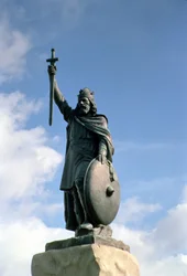 Statue af Alfred den Store (849-99)