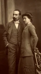 Alfredo Trombetta og hans kone