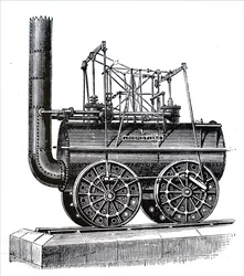 Et motorlokomotiv, jeg byggede af George Stephenson