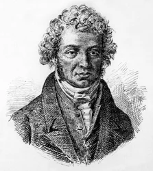 Andre Marie Ampere 19. århundrede (kobberstik)