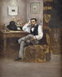 Kunstner i sit Atelier; Kunstneren i sit atelier,