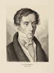 Augustin Jean Fresnel, fransk fysiker, c 1825