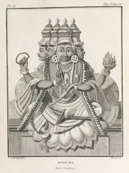 Brahma, den hinduistiske skabergud