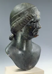 Bronzehoved af en kvinde, nogle gange identificeret som Marciana, Roman