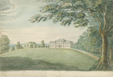 Canwell Hall: akvarelmaleri, nd [?1700-tallet]