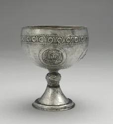 Kalk fra Beth Misona Treasure, Konstantinopel eller Syrien, ca. 500-700