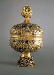 Ciborium, lavet i Limoges af G. Alpais til klosteret ved Montmajour