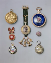 Samling af Faberge lommeure