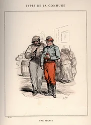 Paris Commune: kostume fra UNE RECIRUE (15) i "" Les Communeux