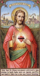 Indvielse af menneskeslægten ved Sacre Coeur på Montmartre