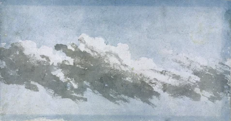 Kumulus blæser i kraftig vind, ca. 1803