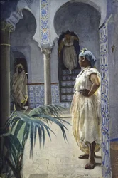 Daidusha (1887, akvarel på papir). Stockholm, Amells. Anders Zorn (1860-1920).