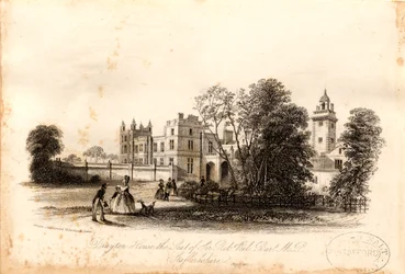 Drayton Bassett - "Drayton Manor": line engravingdani